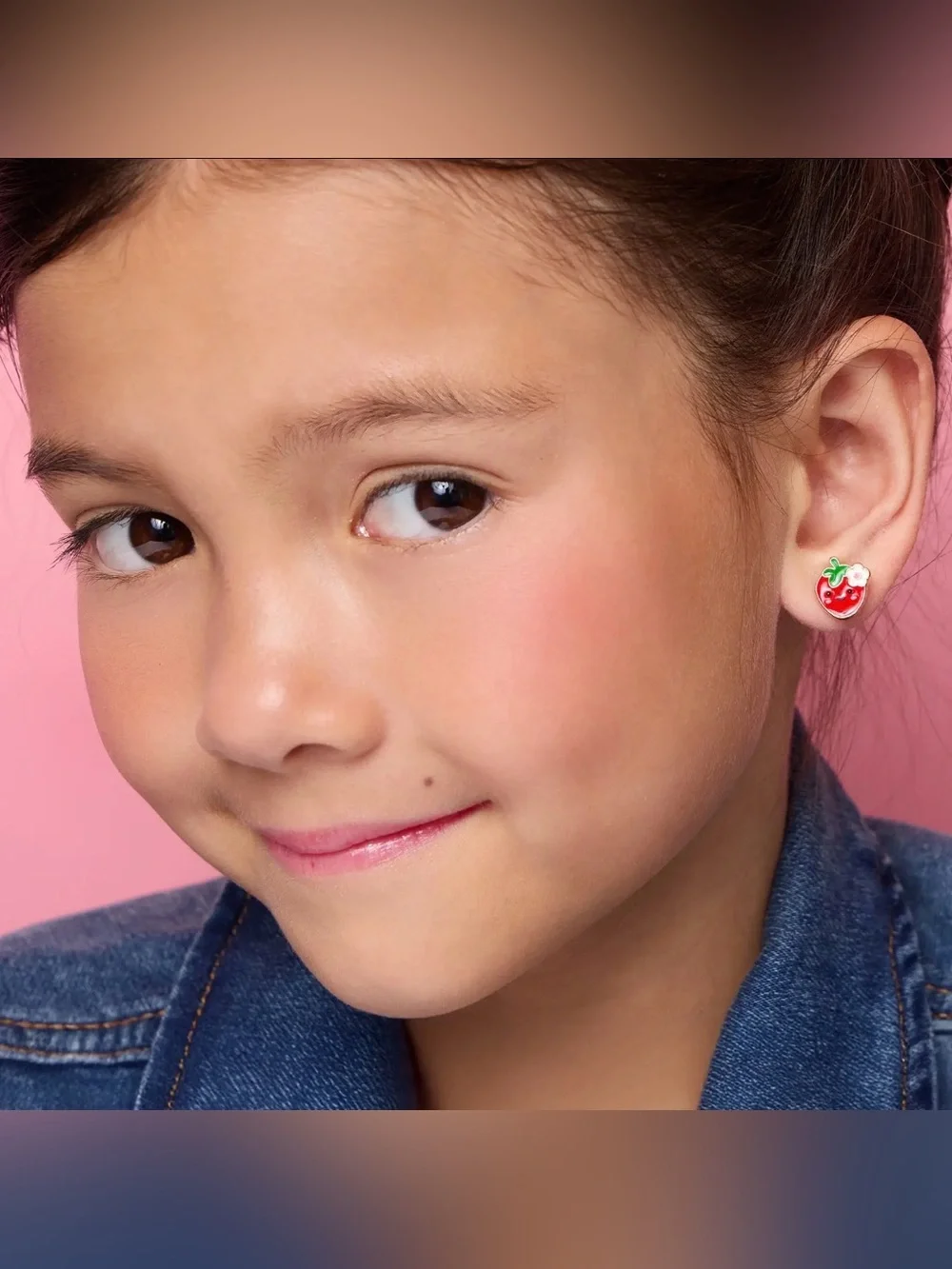 Girl Nation You’re Berry Cutie Stud Earrings Hypoallergenic & Non Toxic